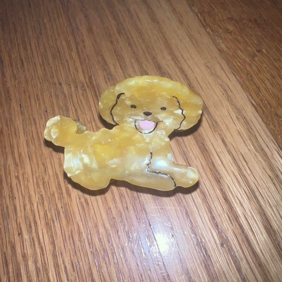 Toy Poodle Hair Claw Clip Puppy Dog - Picture 1 of 2